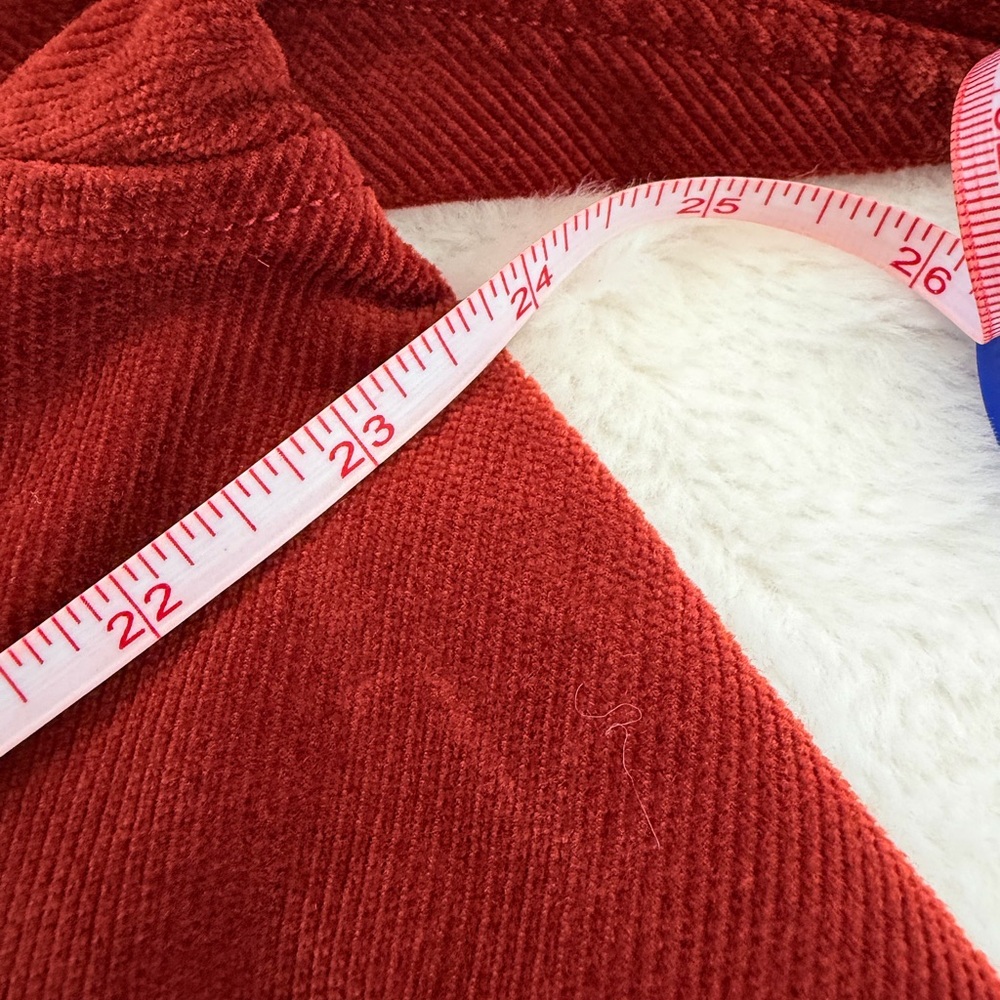 Madewell Corduroy Twill Oversized Shirt Jacket - Stained Mahogany- Large - Picture 15 of 16